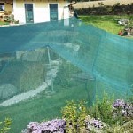 Laub Teichschutznetz in grün